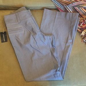 Narrow Herringbone Pattern Trousers